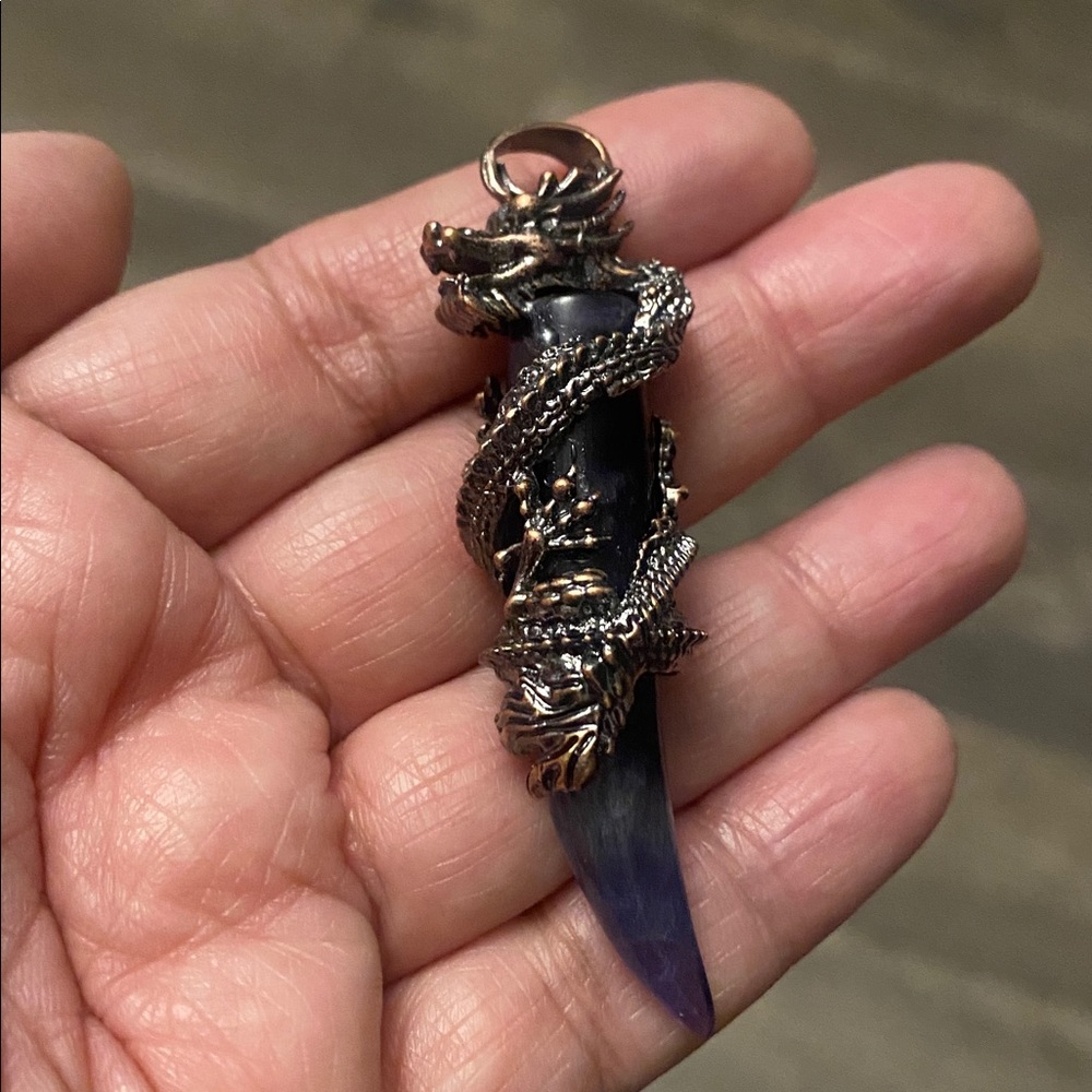 Dragon Fluorite Pendant - Picture 3 of 3